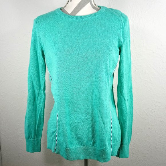 Vineyard Vines Linen Cotton Blend Sweater Size M - Picture 2 of 6